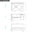 THALASSOR - EASY 40 GAUCHE - Lave-mains suspendu en Solid Surface 40 x 25 x 20(h) cm - vignette