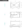 THALASSOR - EASY 35 GAUCHE - Lave-mains suspendu en Solid Surface 35 x 20 x 20(h) cm - vignette