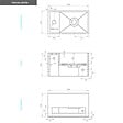 THALASSOR - EASY 35 DROITE - Lave-mains suspendu en Solid Surface 35 x 20 x 20(h) cm - vignette