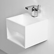 THALASSOR - KUBE 33 - Vasque suspendue en Solid Surface 33 x 33 x 25(h) cm - vignette