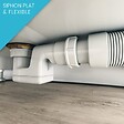 THALASSOR - LOUNGE 170 - Baignoire ilot en Solid Surface 170 x 87 x 52(h) cm - vignette