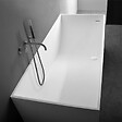 THALASSOR - SQUARE 180 - Baignoire ilot en Solid Surface 180 x 76 x 58(h) cm - vignette