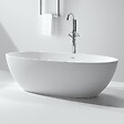 THALASSOR - LOUNGE 180 - Baignoire ilot en Solid Surface 178 x 87 x 52(h) cm - vignette