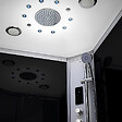 THALASSOR - Cabine hammam 90 x 90 SILVER Noir quart de rond - vignette