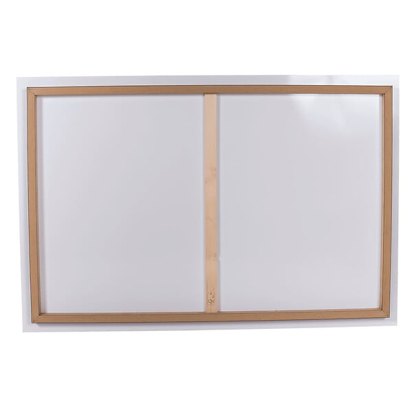 CEANOTHE - Tableau sur verre synthétique tigre caché 65x145 cm - large