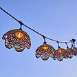 LUMISKY - Guirlande connectable FLOWER 7 ampoules E27 6M - vignette