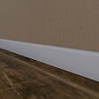 TECNOPROFILS - Plinthe Passe-Câble PVC 80 mm - Gris - 1 m, À l'unité - vignette