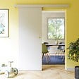 COULICOOL - Porte Coulissante avec Rail - Prépeinte Plane 73 cm - Sans butée - vignette
