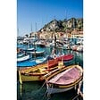 CEANOTHE - Tableau sur toile bateaux port de Nice 45x65 cm - vignette