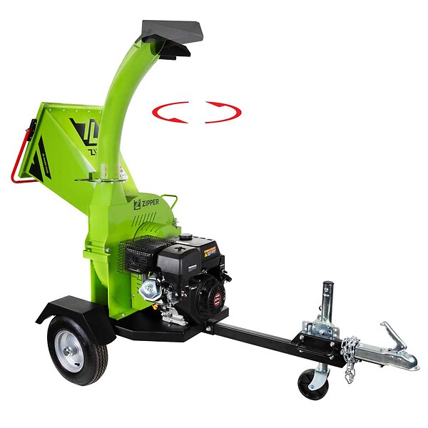 ZIPPER - Broyeur vegetaux puissant avec moteur LONCIN de 420 cm3 - ROZ95 - large