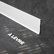 TECNOPROFILS - Plinthe à Lèvre PVC - Blanc - 1 m, À l'unité - vignette