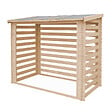 TIMBELA - TIMBELA M202 - Abri à bûches - H199 x L146 x l232 cm / 2.63 m2 - vignette