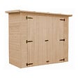 TIMBELA - Abri de jardin extérieur bois - H194x 223 x 123 cm / 2,1 m2 - M348 - vignette