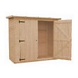 TIMBELA - Abri de jardin extérieur bois - H194x 223 x 123 cm / 2,1 m2 - M348 - vignette