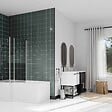 TECNOPROFILS - Quart de Rond PVC Cellulaire - Longueur 1 m - Anthracite - vignette