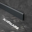 TECNOPROFILS - Plinthe Alvéolaire 1.80 m - Anthracite - vignette