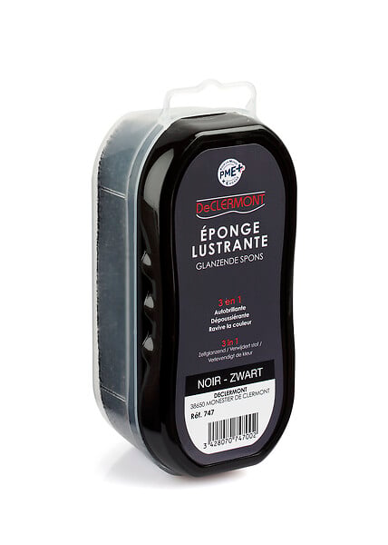 DECLERMONT - Accessoire éponge lustrante - DECLERMONT - Noir - large