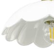 C-CREATION - Suspension céramique Claris - Blanche - Douille E27 - vignette