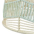 C-CREATION - Suspension corde tressée Cardil Naturel vert Diam.33cm - vignette