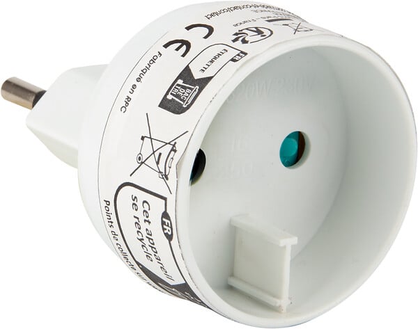 adaptateur 6A blanc - large