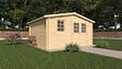 CERLAND - Abri de jardin bois STELO SU 17.66m² - L.500xP.440xH.229.5cm - vignette