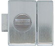 ABUS - Verrou de surface Styl Bouton/Cylindre - Alu brossé - 45mm - vignette