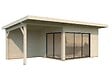 PALMAKO - Studio de jardin en bois Andrea ép.44 mm avec baies coulissantes double vitrage - Palmako - 29,5 m² - vignette