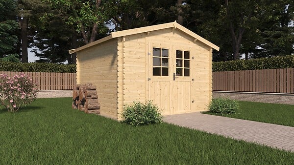 CERLAND - Abri Bois Vallo SU 7.53m2 - large
