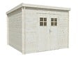 WHITE WOOD - Abri de jardin en bois Zoé 3 ép.19mm - White Wood - 6.8m² - vignette