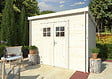 WHITE WOOD - Abri de jardin en bois Zoé 3 ép.19mm - White Wood - 6.8m² - vignette