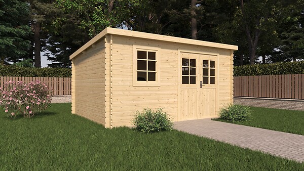 CERLAND - Abri de jardin Vallo Modern SU - Bois - 8.4m2 - large