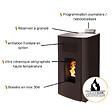INTERSTOVES - Poêle à granules HYDRO ELIO 13 Etanche - - vignette