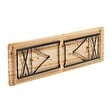 OVIALA - Lot de 5 tables et bancs brasserie pique-nique en bois 180 cm - Munich - vignette