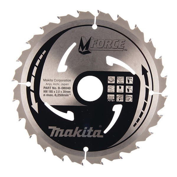 MAKITA - Lame pour scie circulaire M-Force bois MAKITA B-31930 165x20mm 16 dents - large