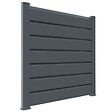 CLOSEA - Kit extension clôture PVC gris – lg : 1m50 x ht : 1m30 - vignette