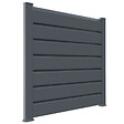 CLOSEA - Kit depart clôture PVC gris - lg : 1m50 x ht :1m30 - vignette