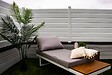CLOSEA - Kit départ clôture PVC blanc – lg : 1m50 x ht : 1m30 - vignette