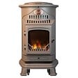 UNIVERSAL - Poêle à gaz Fonte véritable 3.4KW MARRON Miel Effet feu de bois Provence UNIVERSAL - vignette