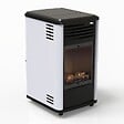 SAHARA - Chauffage à gaz 3.4 KW mobile Effet feu Blanc et Noir + Tuyau gaz + Détendeur butane Manhattan Sahara - vignette