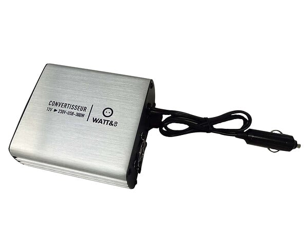WATTANDCO - ConVertisseur 12V-230V 300W USB avec fusible de Protection - Watt and Co - large