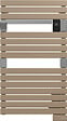 SAUTER - Sèche-serviettes acier Asama connecté II Cappuccino 500W - vignette