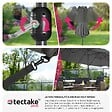 TECTAKE - Parasol SILIA en aluminium 460 x 270 cm gris - vignette