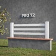 MON MARCHE DECO - Kit Clôture PRO PVC Blanc H. 72 cm x L. 5.70 m - 3 Lisses - vignette