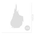 BLOOMIQUE - Lot de 2 - Bulbe d’Amaryllis en cire - Revêtement en velours blanc - Bulbe floral - H. 15-25 cm - vignette