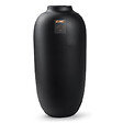 BLOOMIQUE - Vase Magret - Vase noir intérieur - Vase en verre - Vase à fleurs - H40 x Ø19 cm - Vase fait main - vignette