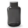 BLOOMIQUE - Vase Gigi - Vase noir intérieur - Vase en verre - Vase à fleurs - H35 x Ø13 cm - Vase fait main - vignette
