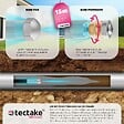 TECTAKE - Kit de nettoyage et de débouchage de canalisations avec 1 tuyau, 2 buses et 3 adaptateurs noir - vignette