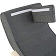 TECTAKE - Fauteuil à bascule Onda gris foncé - vignette