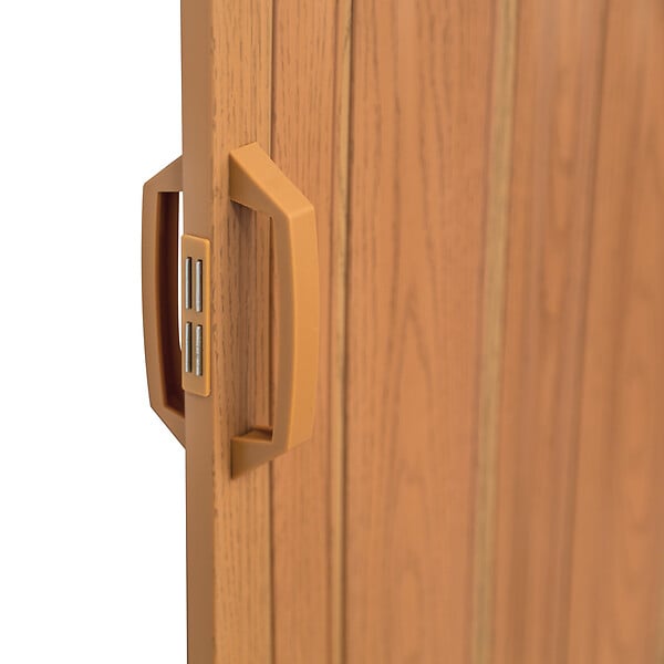 TECTAKE - Porte accordéon noyer - large