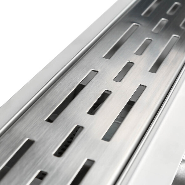 TECTAKE - Caniveau de douche design 1 gris - large